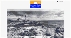 Desktop Screenshot of oceangaterealty.com